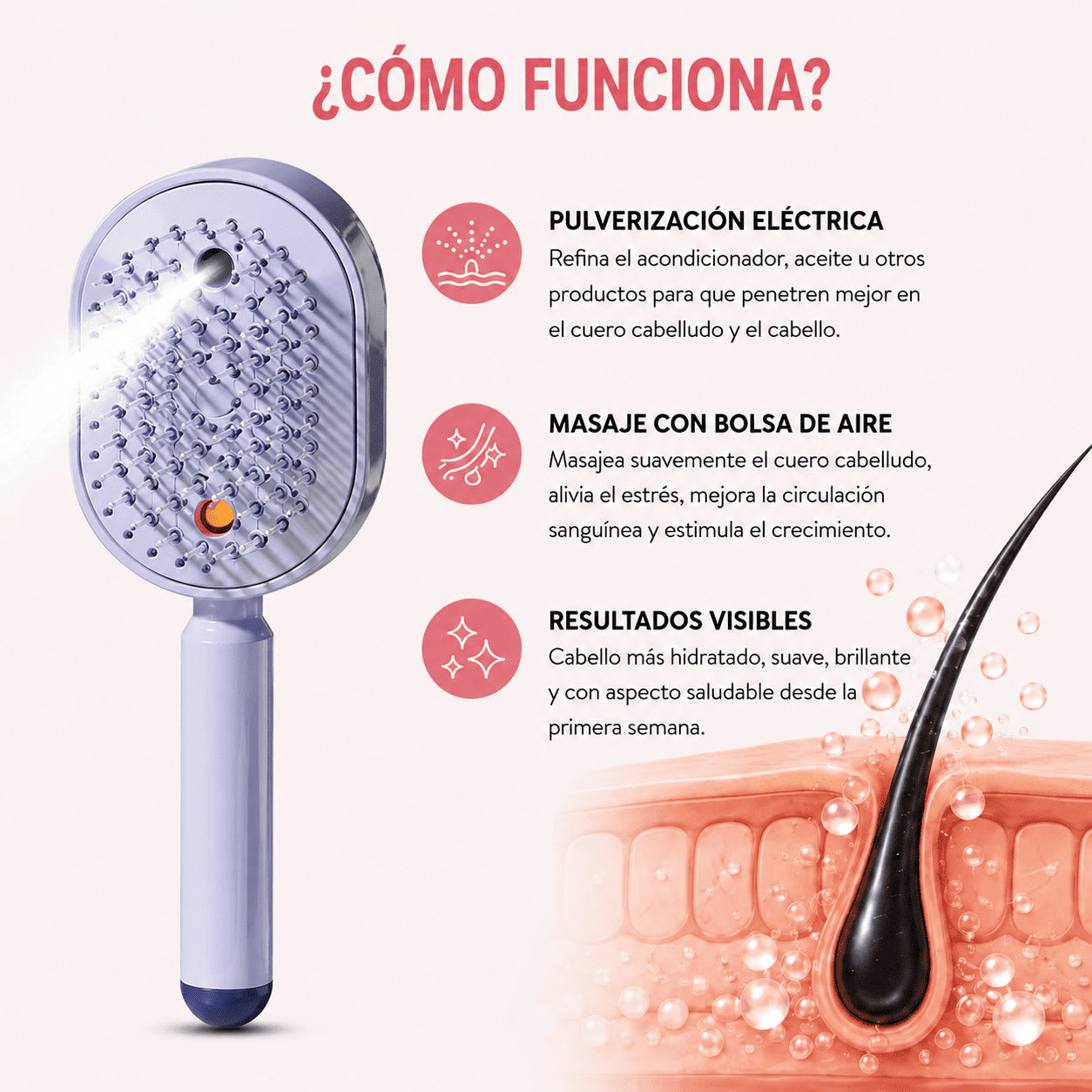 VIVRUSH PRO™ – 💨 Cepillo Inteligente 5-en-1: Alisado Profesional y Cuidado Capilar