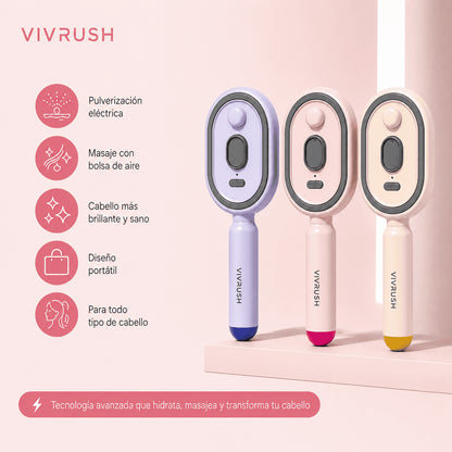 VIVRUSH PRO™ – 💨 Cepillo Inteligente 5-en-1: Alisado Profesional y Cuidado Capilar